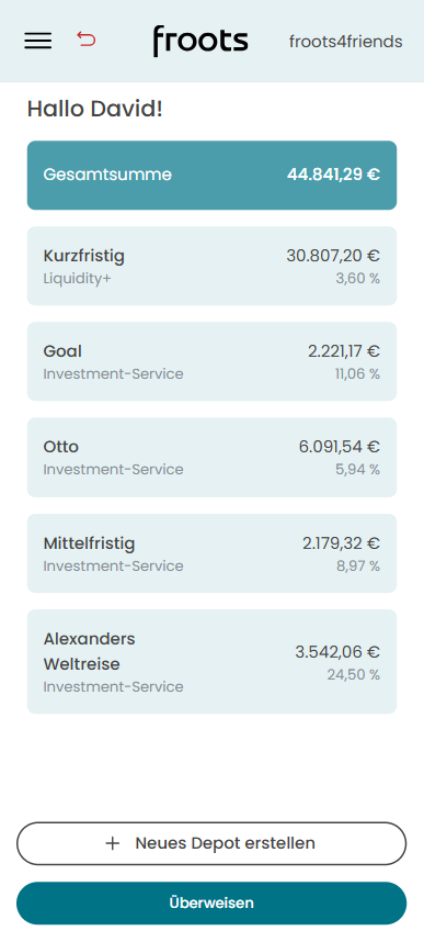 Davids froots Portfolio